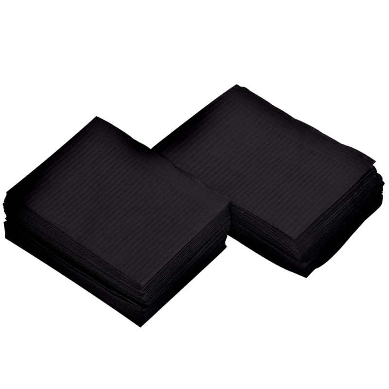Medical Drapes Aseo Med with Polyethylene Backing, Black, 50 pcs