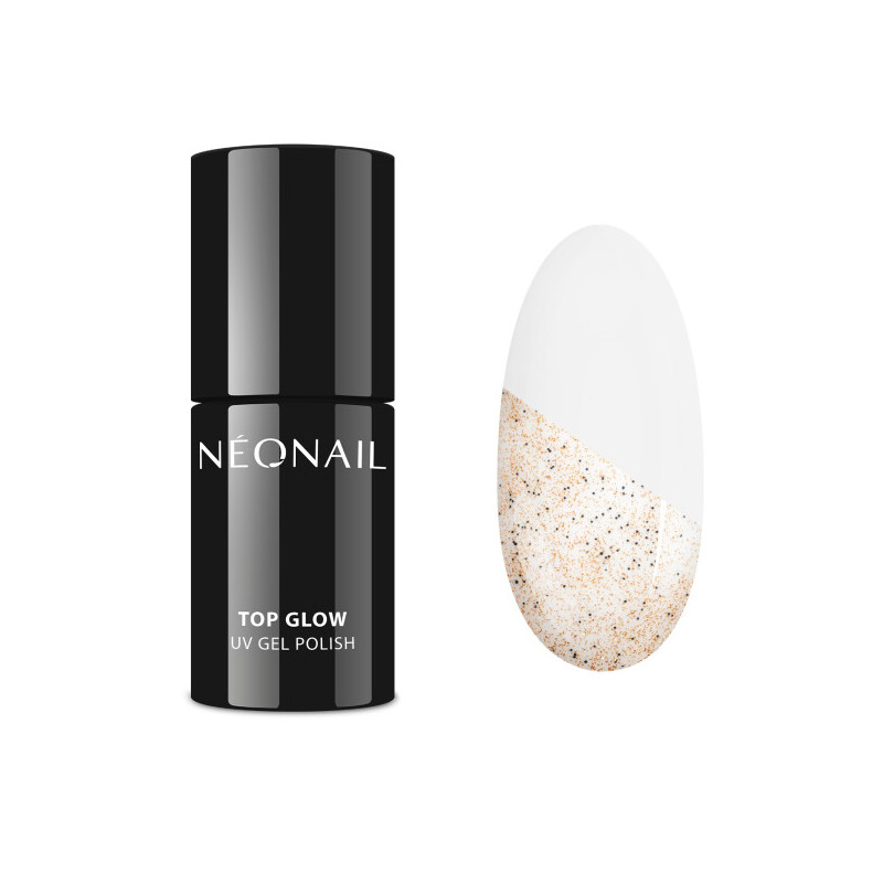 Matte Top Glow Gold Sand NeoNail - 7,2 ml (No Wipe)
