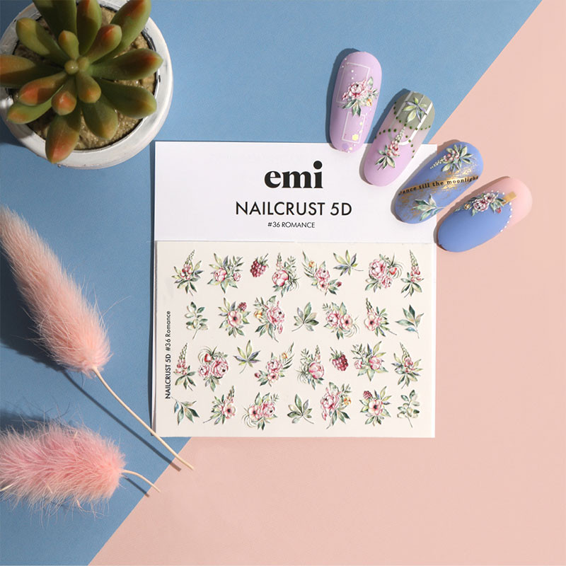 Слайдер для ногтей 5D NailCrust Romance E.Mi - 36