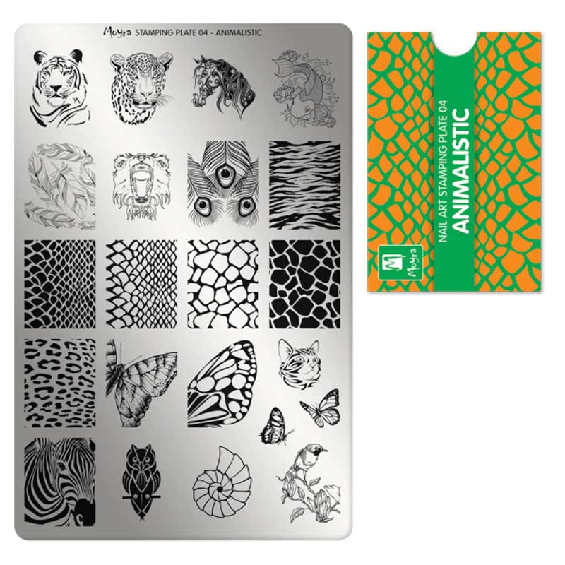 Tembeldamise plaat Moyra - Animalistic - 04