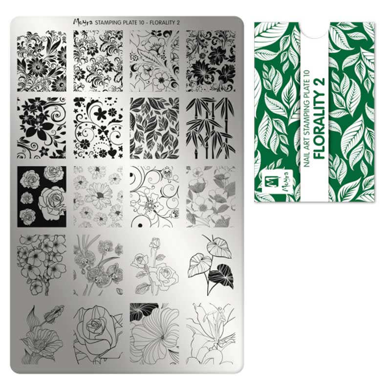Tembeldamise plaat Moyra - Florality 2 - 10