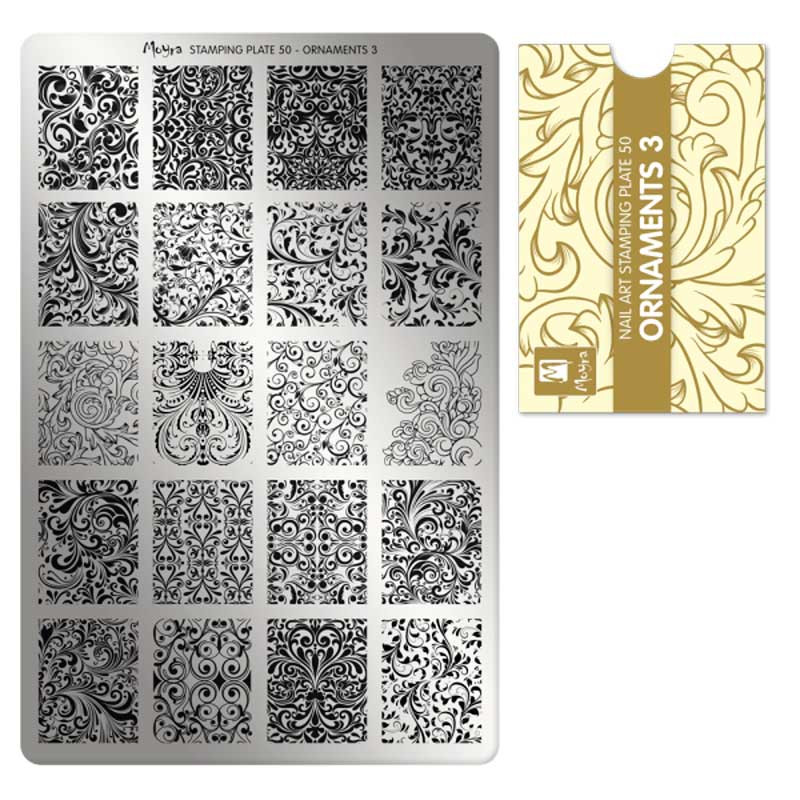 Tembeldamise plaat Moyra - Ornaments 3 - 50