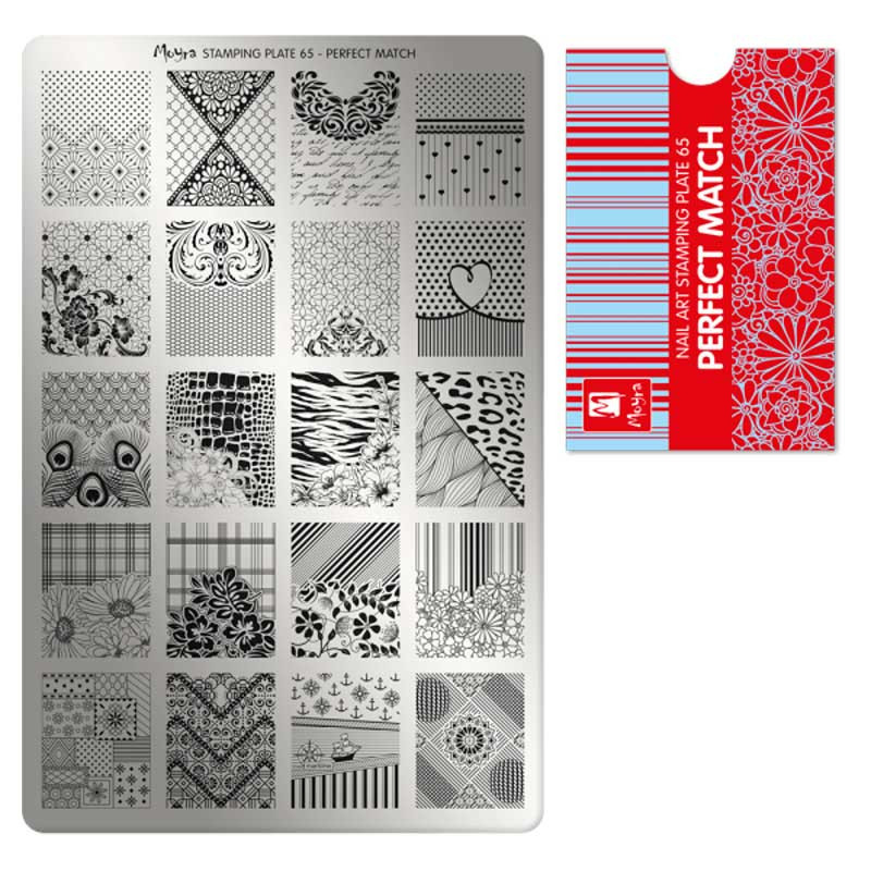 Tembeldamise plaat Moyra - Perfect Match - 65