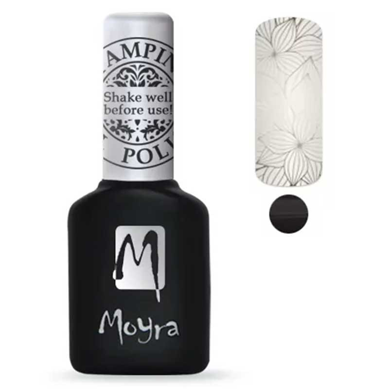 Гель-лак Moyra Stamping Foil Gel Polish FGP - Черный