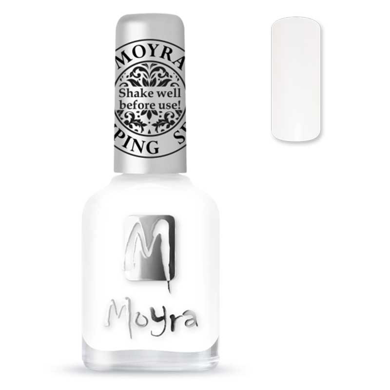 Lacquer for stamping Moyra, White - SP07