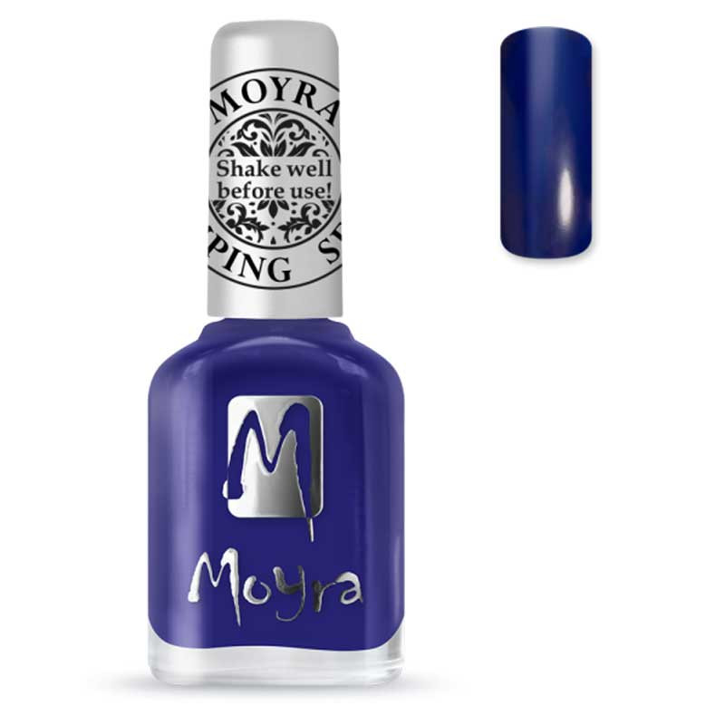 Lacquer for stamping Moyra, Blue - SP05