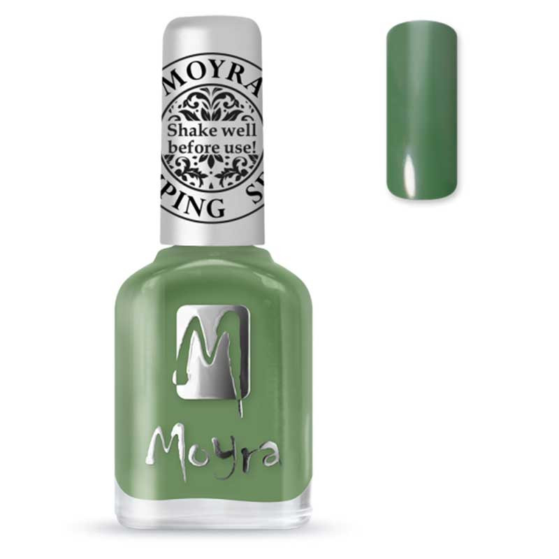 Lacquer for stamping Moyra, Dark green - SP14