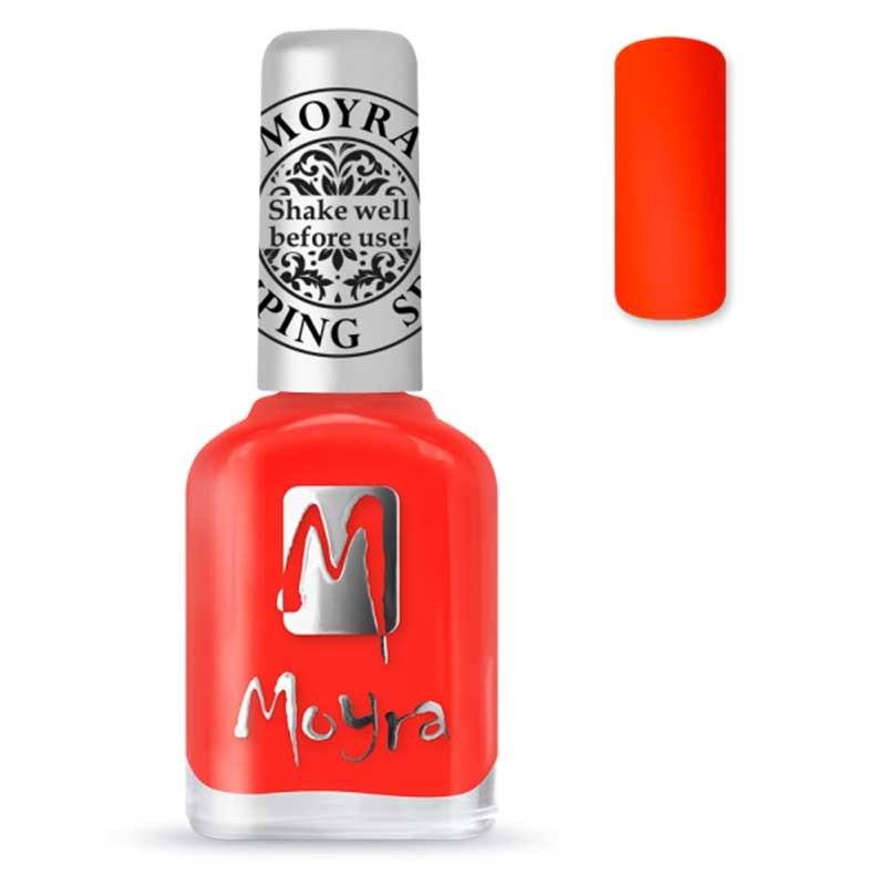 Lacquer for stamping Moyra, Neon Red - SP21