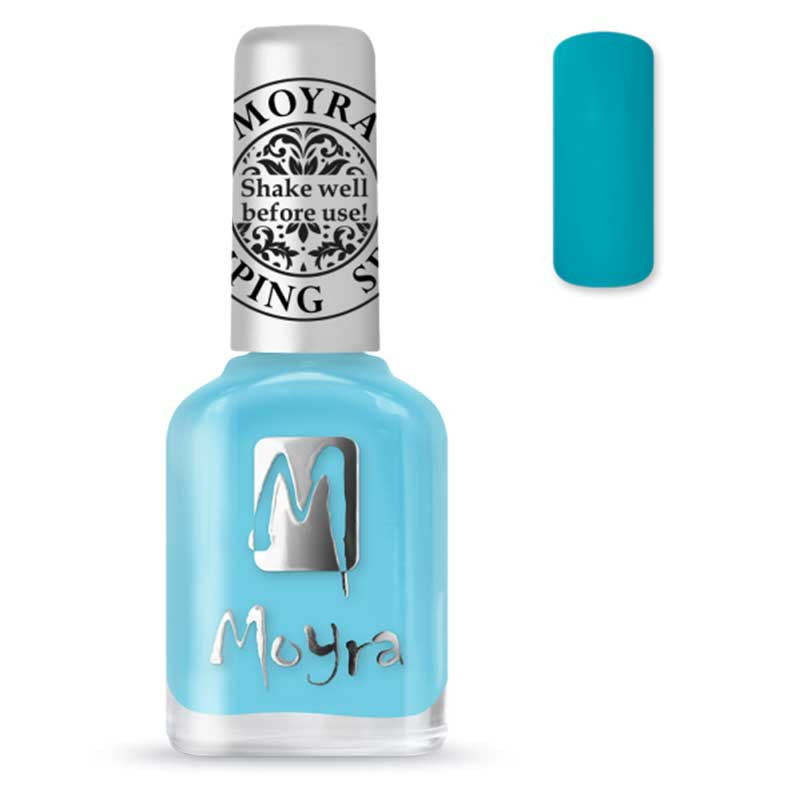 Lacquer for stamping Moyra, Turquoise - SP22