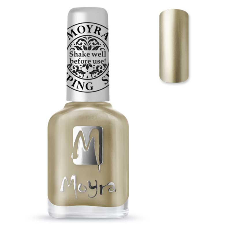 Lacquer for stamping Moyra, Chrome Gold - SP24