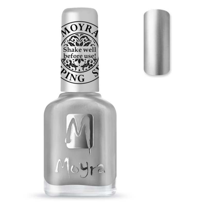 Lacquer for stamping Moyra, Chrome Silver - SP25