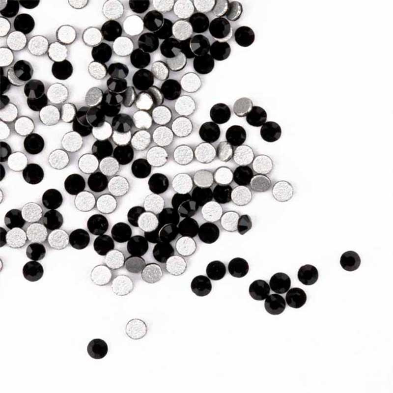 Crystals Black, ss3, 1440 pcs