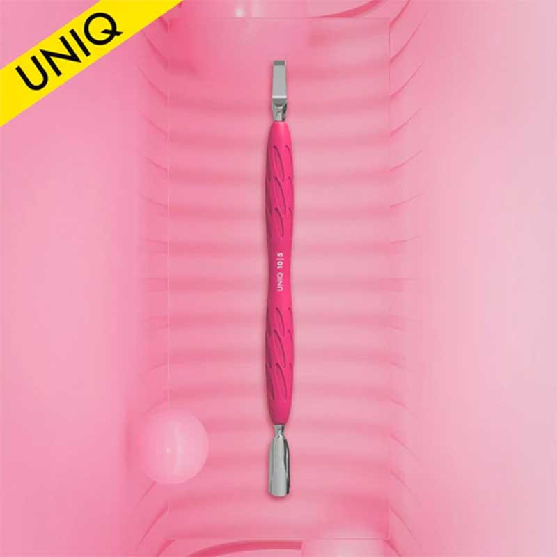 Пушер для кутикулы Staleks Pro Uniq Gummy 10 Type 5 (Узкий Закругленный Пушер + Широкое Лезвие)