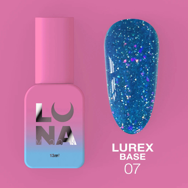 Kamuflaaž aluslakk Lunamoon Lurex Base Nr 7 - 13ml