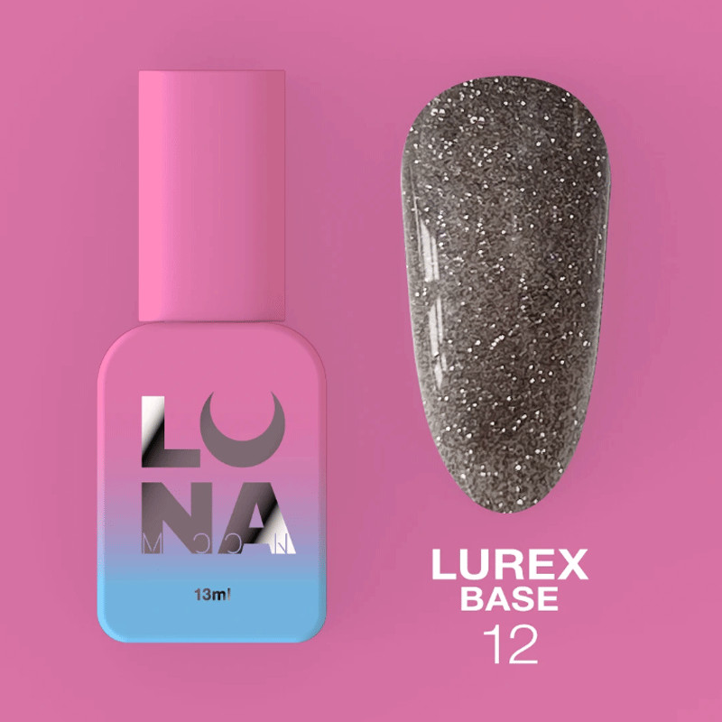 Kamuflaaž aluslakk Lunamoon Lurex Base Nr 12 - 13ml
