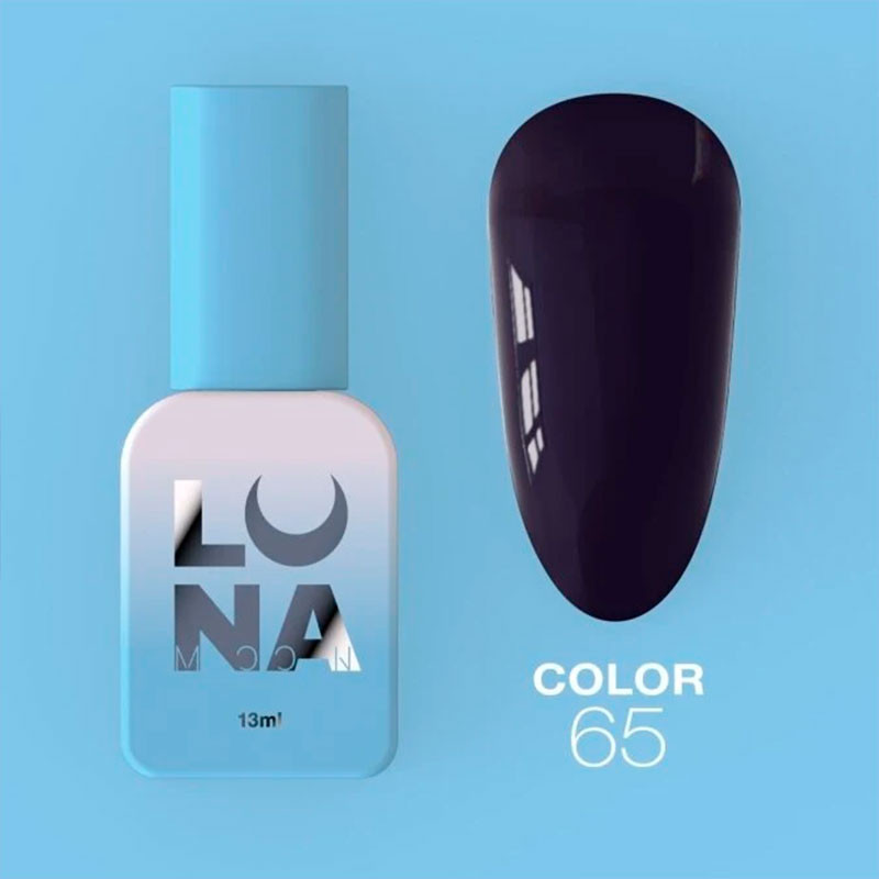 Colored gel polish Lunamoon Nr 65 - 13 ml