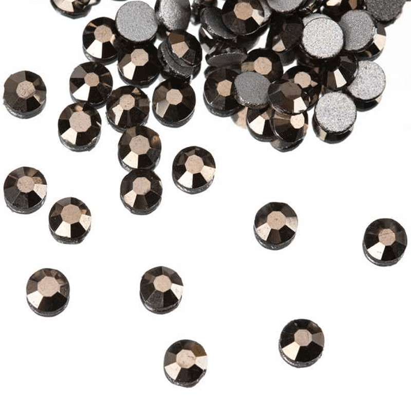 Crystals Black Diamond , ss10, 1440 pcs