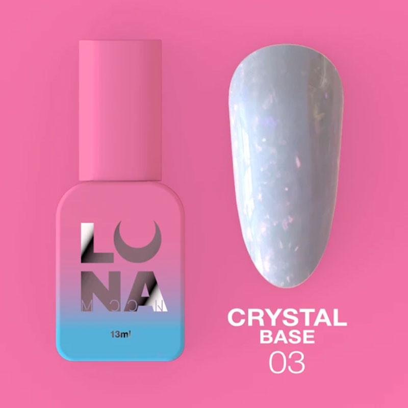 Kamuflaaž aluslakk Lunamoon Crystal Base № 3 - 13 ml