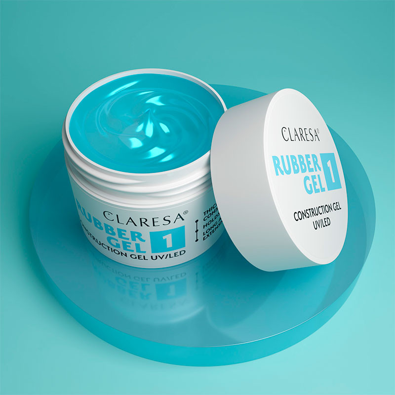 Builder gel Claresa Rubber 1 (transparent) - 45 g