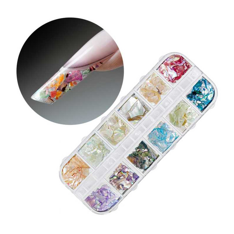 Set of shells for nail design - Nr 4