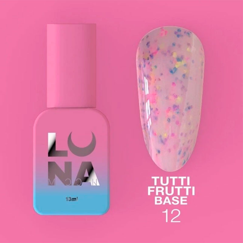 Kamuflaaž aluslakk Lunamoon Tutti Frutti Base №12 - 13 ml