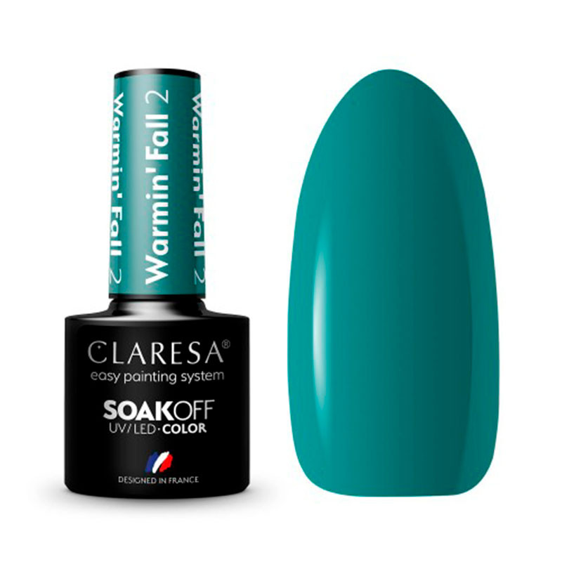 Цветной гель-лак - Claresa - WARMIN’ FALL № 2, 5 ml