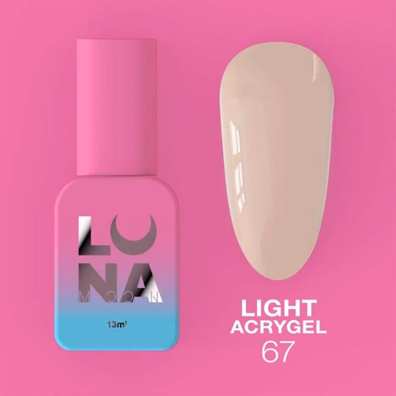 Liquid Acrygel Lunamoon Light Acrygel Nr 67 - 13 ml