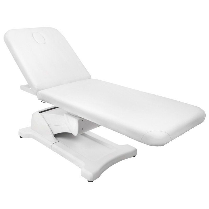 Electric bed for massage azzurro 808 2 pot. White
