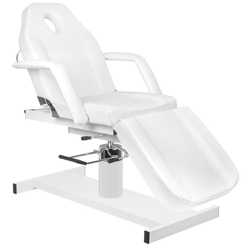 Cosmetic chair hyd. a 210d with cradle white