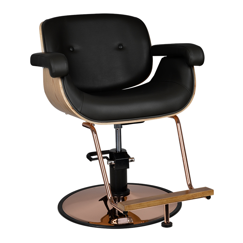 Gabbiano black venice barber chair