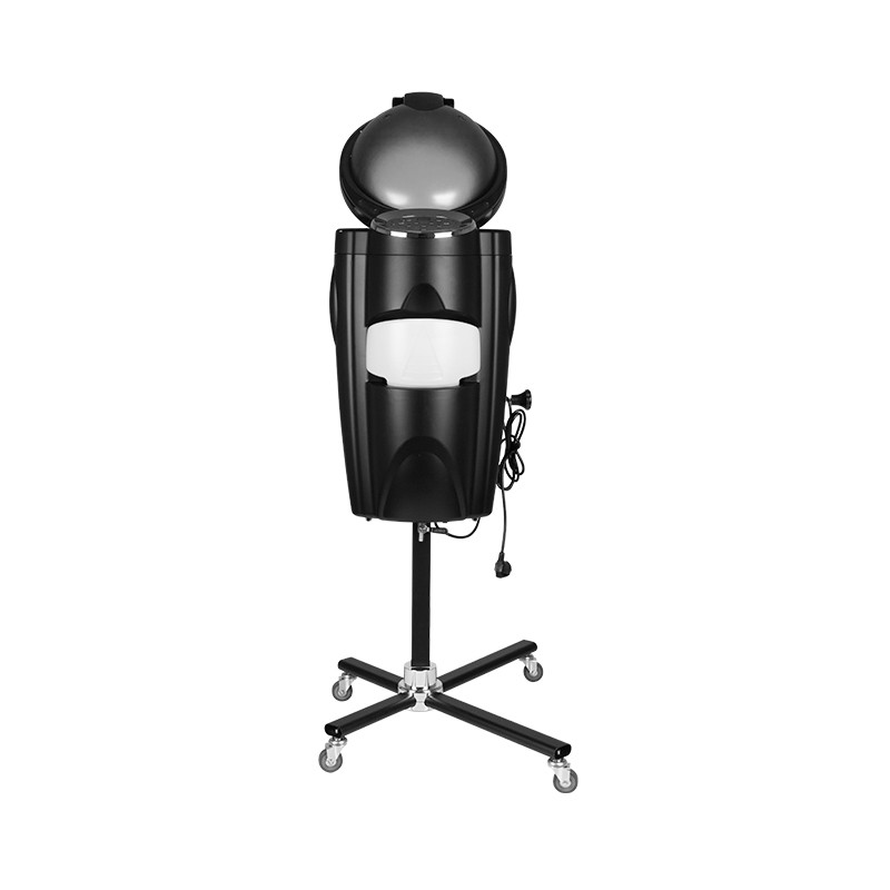 Gabbiano black standing hairdressing sauna with active ozone