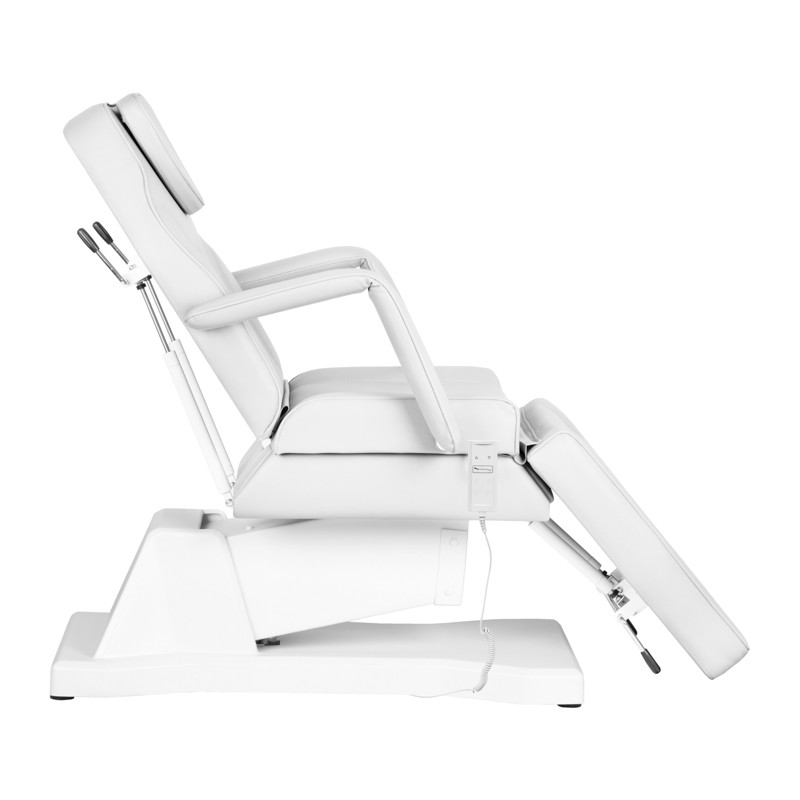 ELECTRIC COSMETIC CHAIR SOFT 1 MOTOR. WHITE