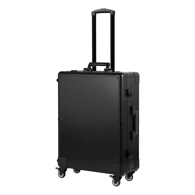 BOX PORTABLE STAND WITH BLACK SPEAKERS