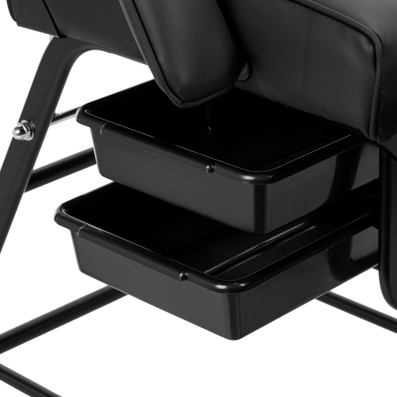 Cosmetic chair 557A with cuvettes black