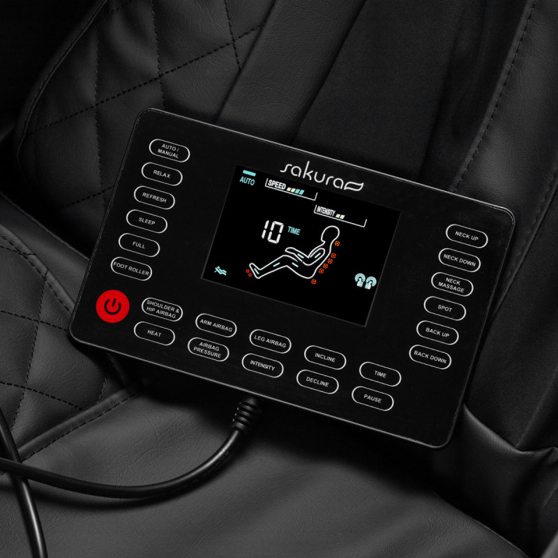 Sakura massage chair Standard 801 black and red