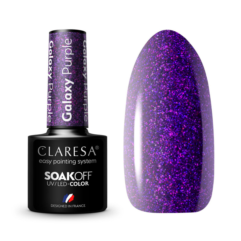 Geellakk - Claresa - Galaxy Purple, 5 ml