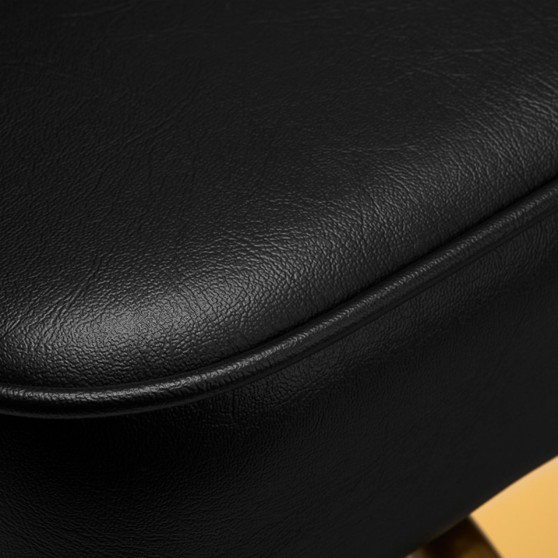 Hairdressing chair Gabbiano Linz NQ Gold Black