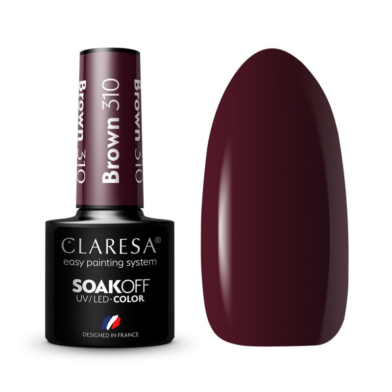Гель-лак Brown 310 Claresa, 5 g