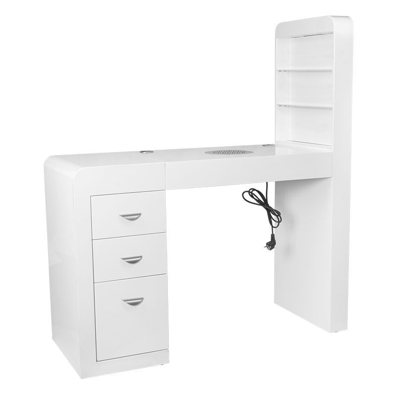 Cosmetic desk 310 white left