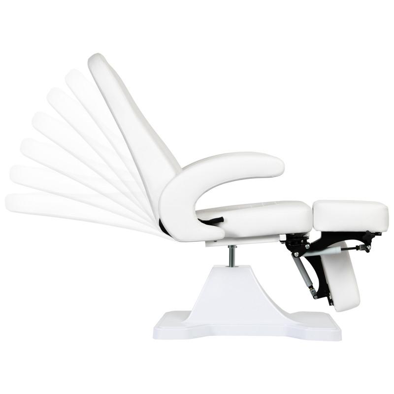 112 hydraulic podiatry chair white