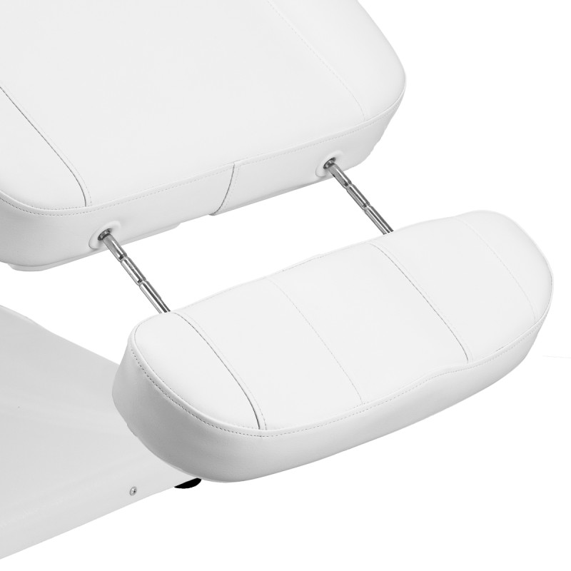 Electric cosmetic chair SILLON Luxury 3 motors white foot control