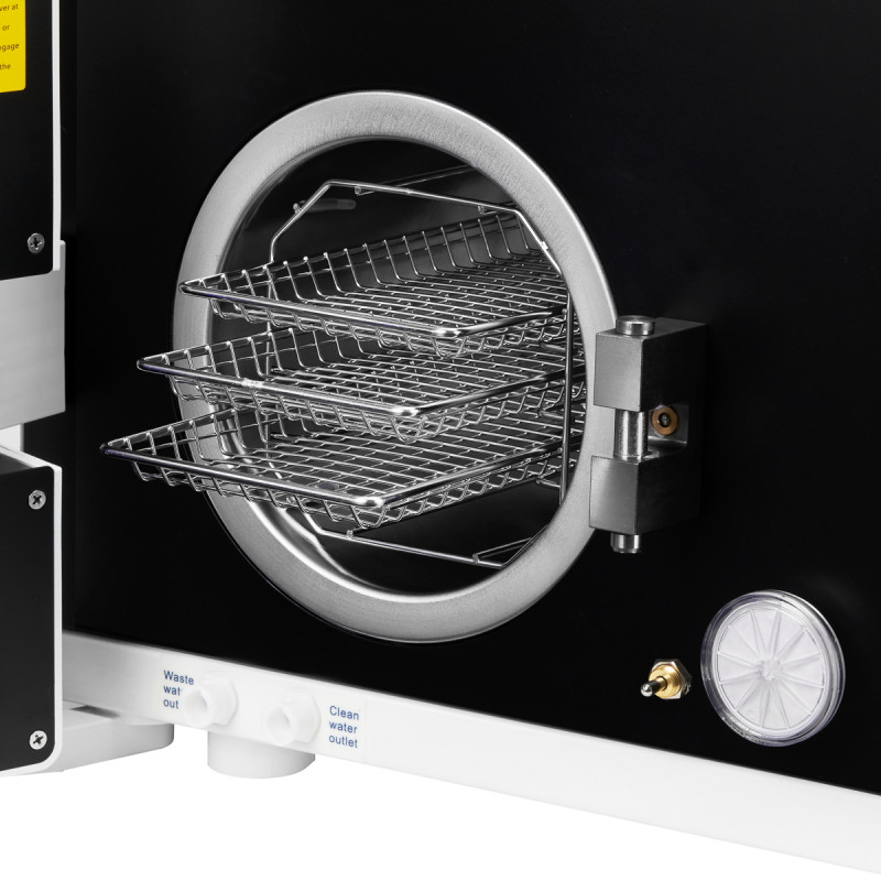 Lafomed autoclave premium line lfss12aa lcd with 12l class b medical printer