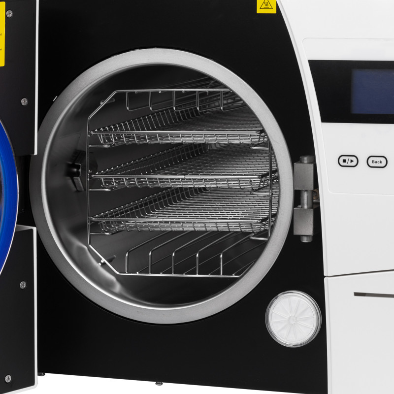 Lafomed autoclave premium line lfss18aa lcd with 18l class b medical printer