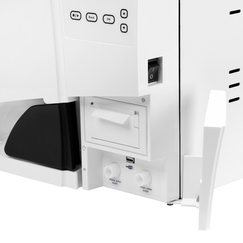 Lafomed autoclave premium line lfss18aa lcd with 18l class b medical printer