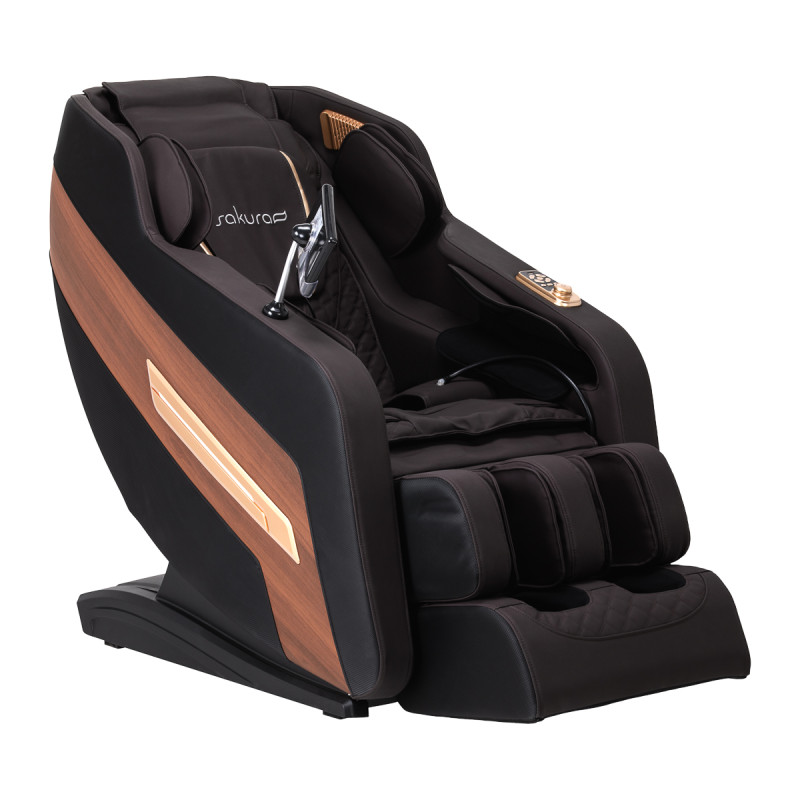 Sakura massage chair 306A wooden leather