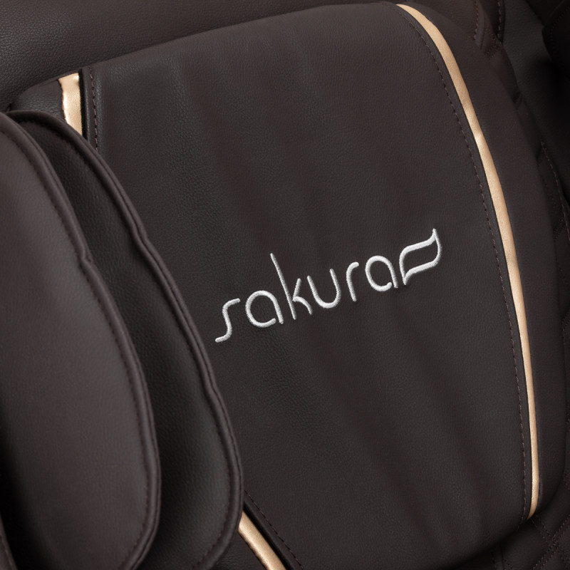 Sakura massage chair 306A wooden leather