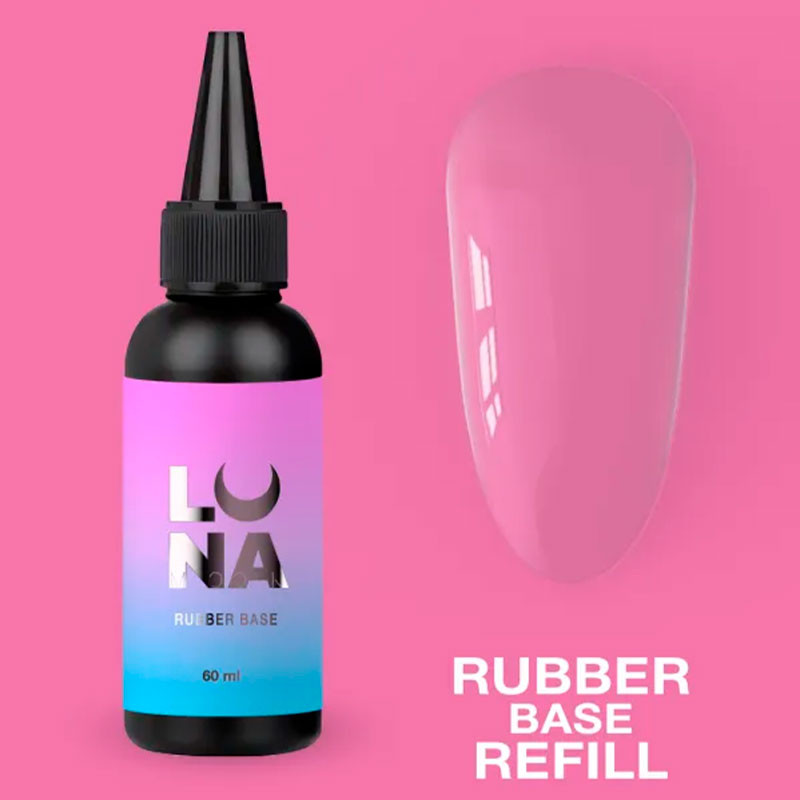 Каучуковая база Lunamoon Rubber Base Refill - 60 ml