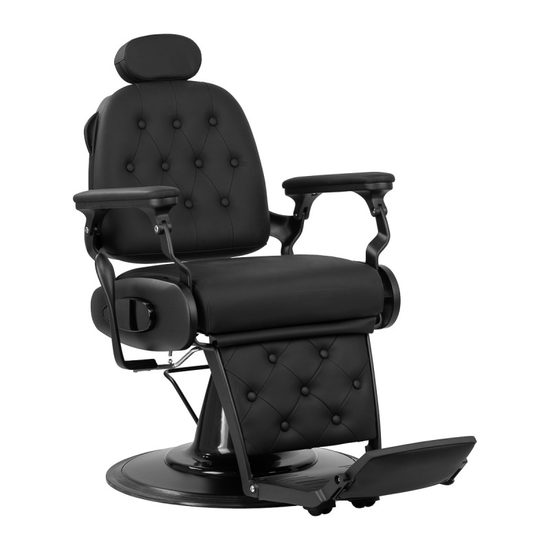 Gabbiano barber chair Francesco Black black