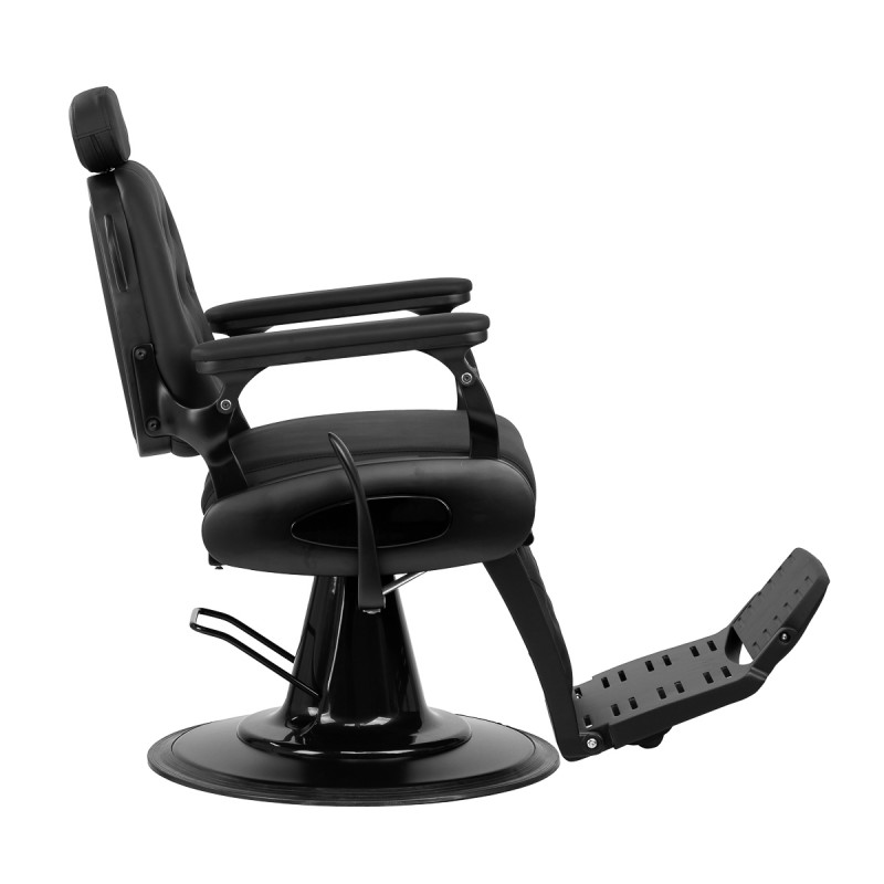 Gabbiano barber chair Francesco Black black