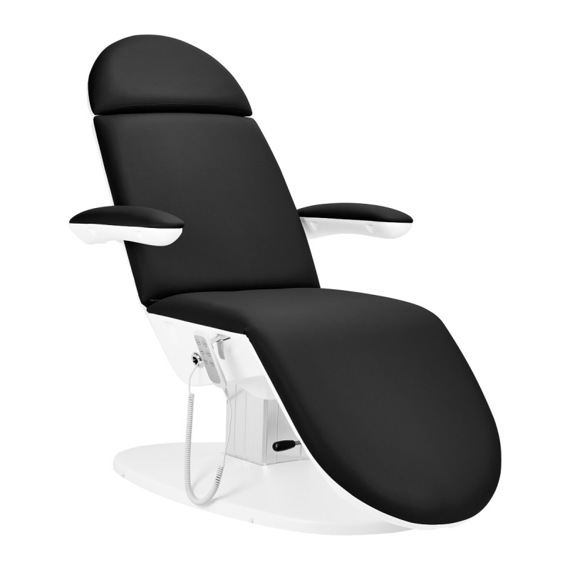 Cosmetic chair electr. 2240 Eclipse 3 actuators black with a cradle